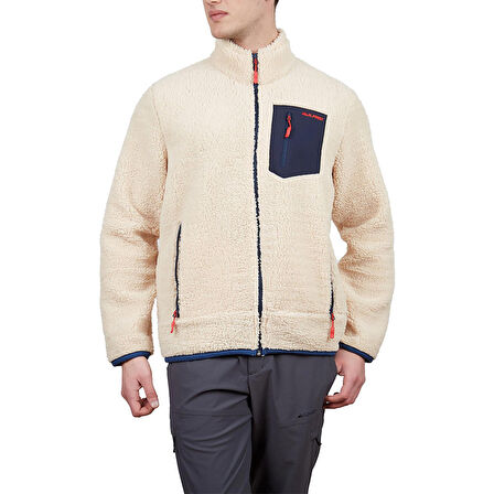 Alpinist Plus Teddy Erkek Krem Polar Ceket (AL600506-EKR)