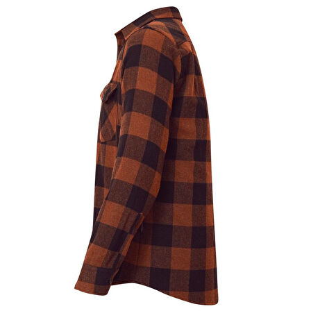 Alpinist Vejan Erkek Ekose Outdoor Gömlek Tarçın