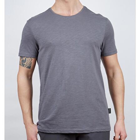 600400 Alpinist Albino Basic Erkek T-Shirt Antrasit XL