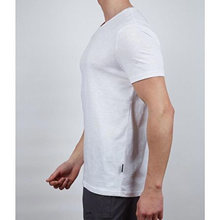 600400 Alpinist Albino Basic Erkek T-Shirt Beyaz S