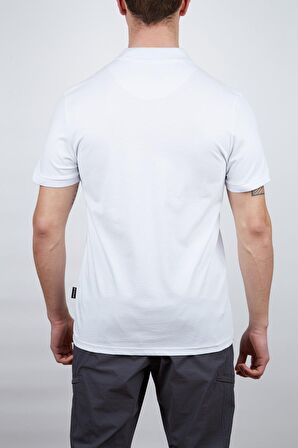 Alpinist Stratus Erkek Polo T-Shirt BEYAZ