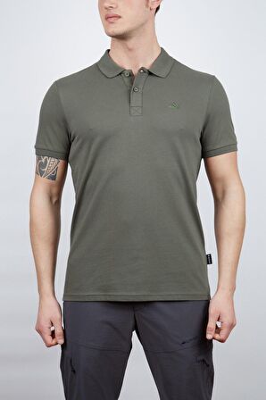 Alpinist Stratus Erkek Polo T-Shirt Haki