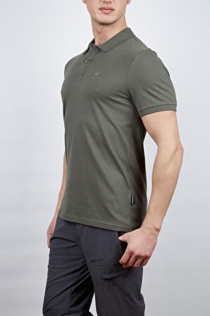 Alpinist Stratus Erkek Polo T-Shirt Haki