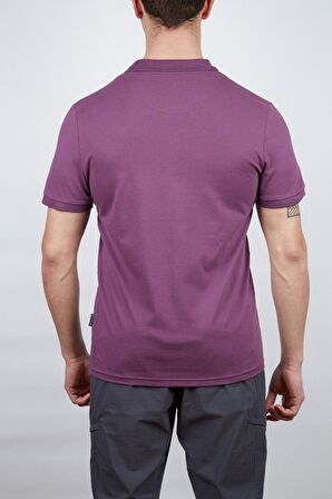 Alpinist Stratus Erkek Polo T-Shirt Mürdüm
