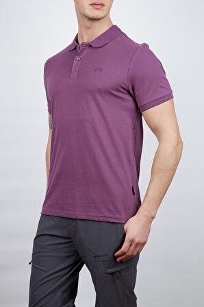 Alpinist Stratus Erkek Polo T-Shirt Mürdüm