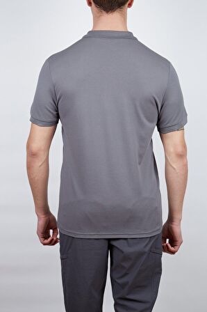 Alpinist Roc Erkek Polo T-Shirt Antrasit