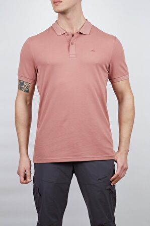 Alpinist Roc Erkek Polo T-Shirt Gül Kurusu
