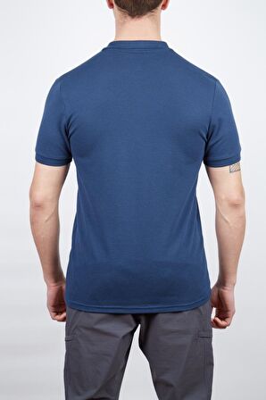 Alpinist Roc Erkek Polo T-Shirt Indigo