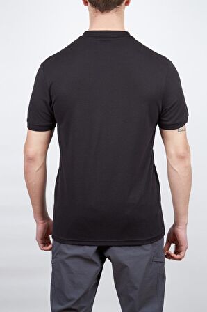 Alpinist Roc Erkek Polo T-Shirt Siyah