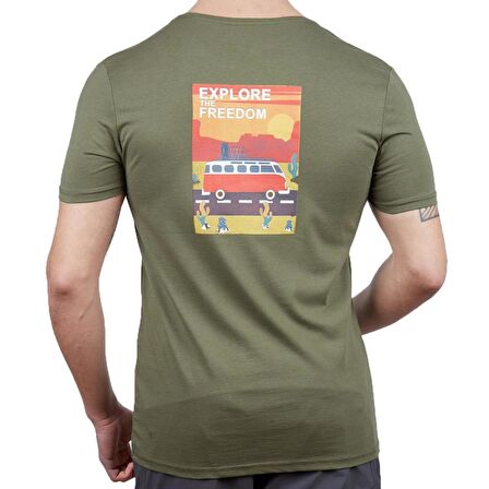 600604 Alpinist Vassi Erkek T-Shirt Haki S