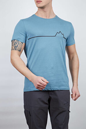 Alpinist Nordic Erkek T-Shirt S.Blue