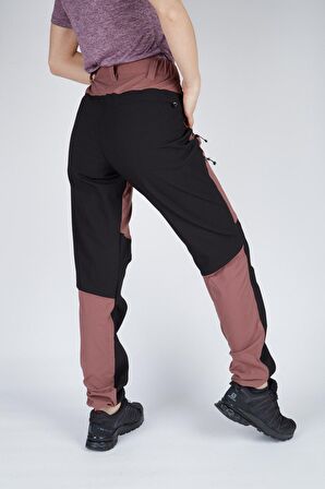 Alpinist Rugged Flex Kadın Pantolon Pembe-Siyah