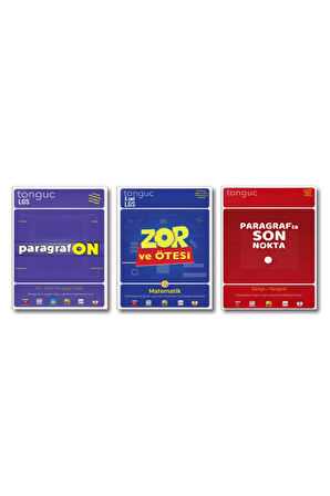 8. Sınıf Lgs Zor Ve Ötesi Paragrafon Paragrafta Son Nokta Set 3 Kitap
