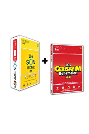 Tonguç 8. Sınıf Lgs Son Tekrar - Geri Sayım Denemeleri 321 Set 2022- 7 Kitap
