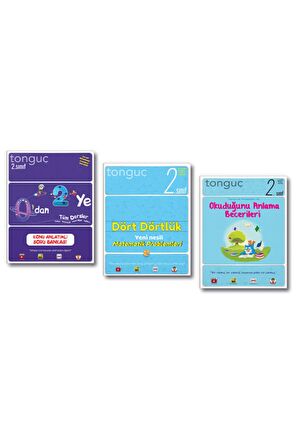 Tonguç 2. Sınıf 0 Dan 2 Ye Konu Anlatımlı Soru Bankası Set 2021 3 Kitap