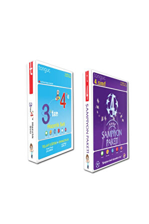 4. Sınıf Şampiyon Set 3 Ten 4 E Hazırlık Set 2022 5 Kitap