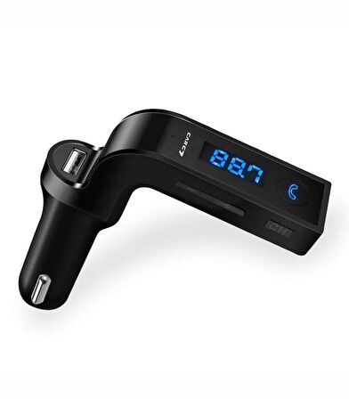 Torima CARG7 Bluetooth Araç FM Transmitter Usb Girişli Siyah Android İOS Cihazlar Uyumlu