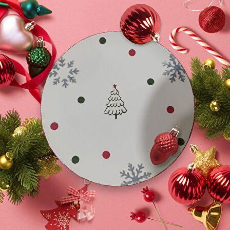 Dream Yeni Yıl Pasta Tabağı- Kırmızı