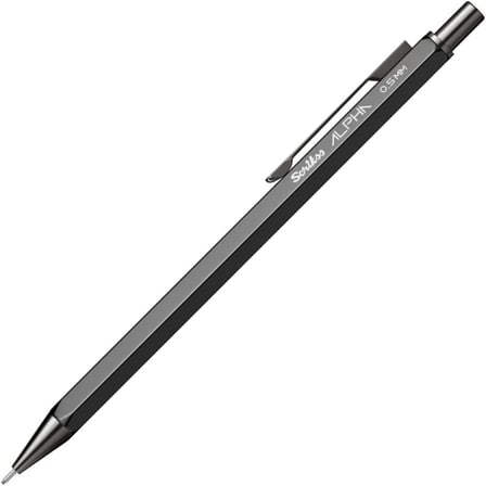 Office Alpha Versatil 0.5 Mm Siyah, Şeffaf Amb.