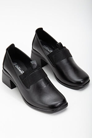 Hazır Taban Yüzüdüz Bağsız Siyah Kadın Günlük Ayakkabı