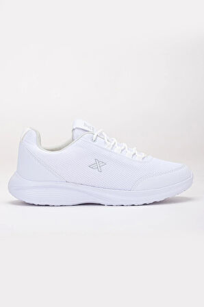 Erkek Spor Ayakkabı Beyaz Anorak Bağcıklı Faylon Taban