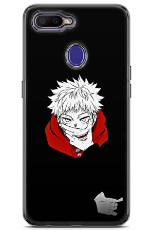 Oppo RX17 Neo uyumlu Anime 35 UV Silikon itadori Jujutsu