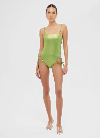 Maliluha Yeşil Kadın Mayo Frey One Piece