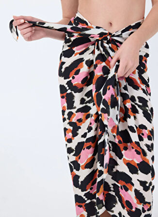 Maliluha Çok Renkli Kadın Pareo Pinky Panther Pareo