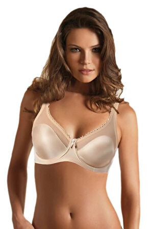 Kadın Ten Desteksiz Balenli Toparlayıcı Sütyen 1640