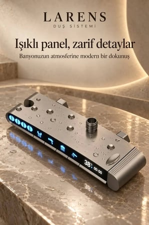 Arvex Modern Ve Teknolojik Duş Seti STANDART