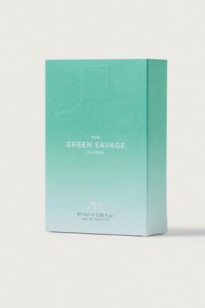 ZARA MAN GREEN SAVAGE SUMMER EDT 100ML (3,4 FL.OZ)