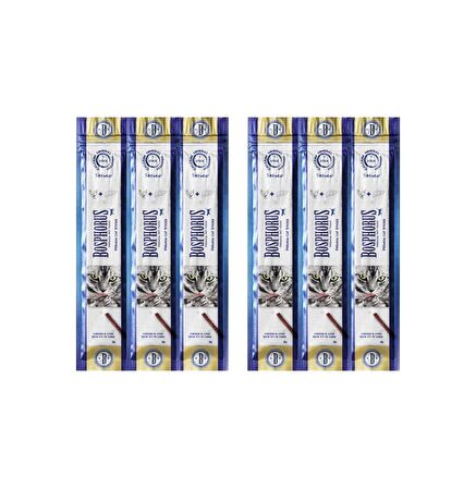 Bosphorus Premium Ciğer - Tavuklu Çubuk Yetişkin Kedi Ödülü 3x5 g 2'li 