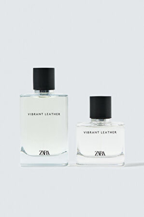 ZARA VIBRANT LEATHER EDP SET 100 ML (3.4 FL.OZ) + 60 ML ( 2.03 O.Z)
