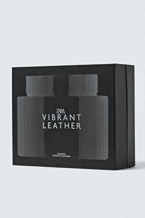 ZARA VIBRANT LEATHER EDP SET 100 ML (3.4 FL.OZ) + 60 ML ( 2.03 O.Z)