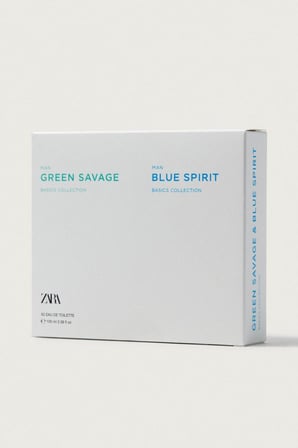 GREEN SAVAGE + BLUE SPIRIT EDT 2X100 ML (3,4 FL. OZ) (indirimsehri)