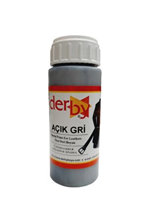 Açık Gri Deri Eşya, Çanta, Kemer Ve Mont Boyası 100 ml