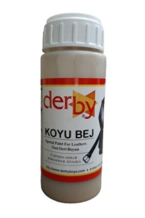 Koyu Bej Deri Eşya Çanta Kemer ve Mont Boyası 100 ml