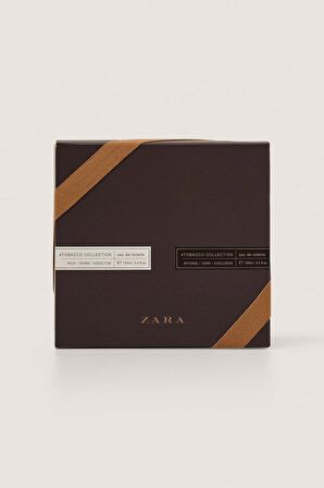 ZARA TOBACCO INTENSE DARK EXCLUSIVE EDT 100 ML + RICH WARM ADDICTIVE