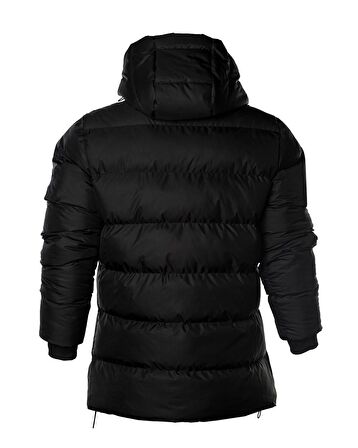 New Balance NB Puffer Jacket Erkek Siyah Ceket - M