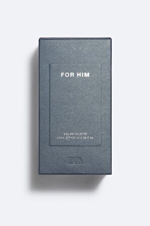 ZARA FOR HIM EAU DE TOILETTE 100 ML (3,38 FL. OZ.) SPECIAL EDITION.