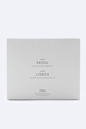 ZARA MAN SEOUL + ZARA MAN LISBOA EDT 2X 90 ML