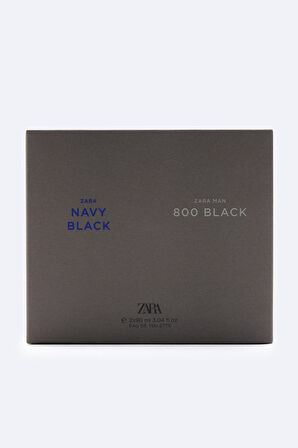 ZARA MAN NAVY BLACK + ZARA MAN 800 BLACK EDT 2X 90ML