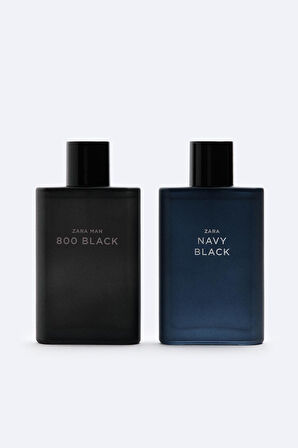 ZARA MAN NAVY BLACK + ZARA MAN 800 BLACK EDT 2X 90ML