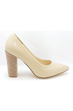 357026 Nude Rugan Kadın Günlük Ayakkabı