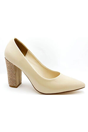 357026 Nude Rugan Kadın Günlük Ayakkabı