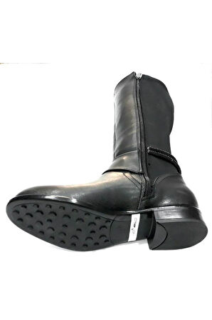 409032 Kadın Fermuarlı Riklalı Çizme