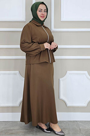 KADIN FERMUARLI BAĞCIKLI TESETTÜR TAKIM