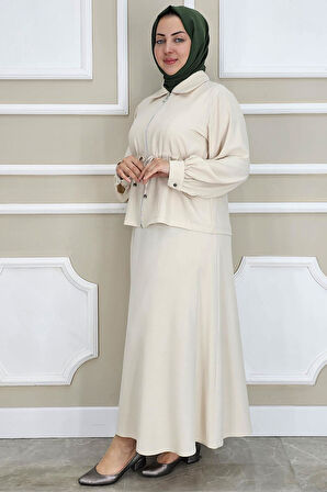 KADIN FERMUARLI BAĞCIKLI TESETTÜR TAKIM