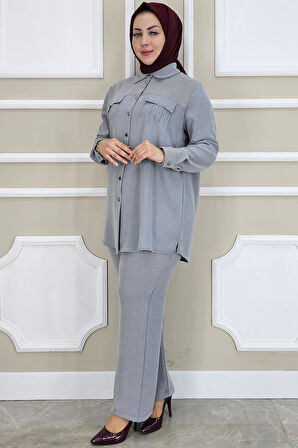 KADIN TAŞ DETAYLI TESETTÜR TAKIM