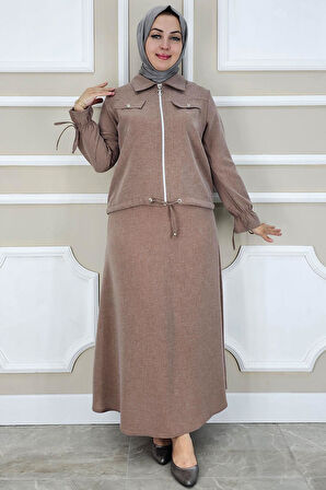 KADIN MANŞETİ BAĞ İPLİ TESETTÜR TAKIM